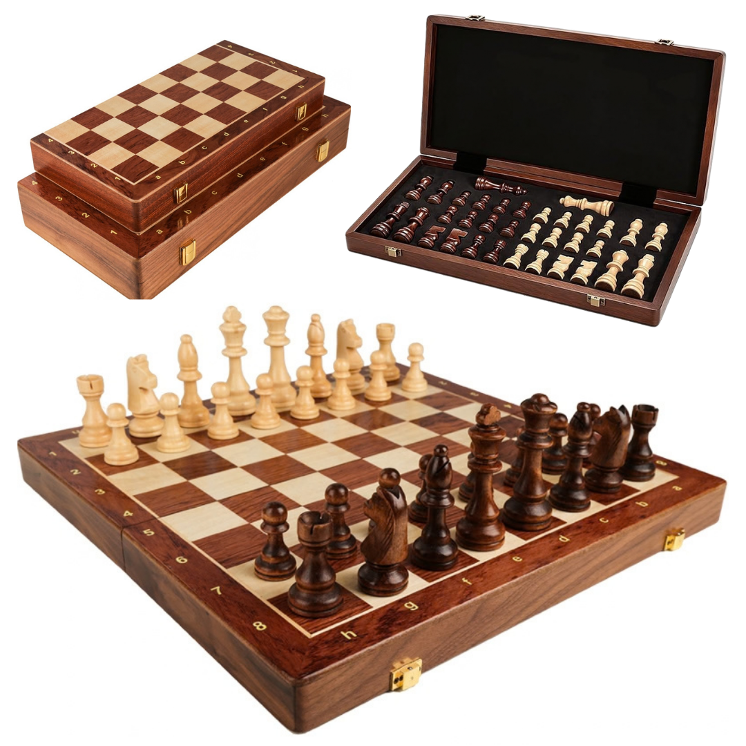 Personalized Travel Chess & Draughts 2-in-1, 38 cm